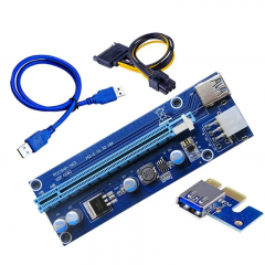 Райзер для видеокарты Riser ver. 006C 006 C MOLEX PCI-E 1X - 16X PCI-E плата расширения