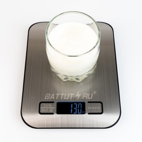 Кухонные весы электронные 10 КГ / 1 Г BATTUTRU для взвешивания продуктов