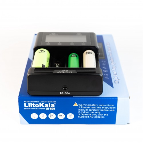 Зарядное устройство для аккумуляторов LiitoKala Lii-600 / 18650, 21700, 26650, 20700, 18350, 26700 AA AAA