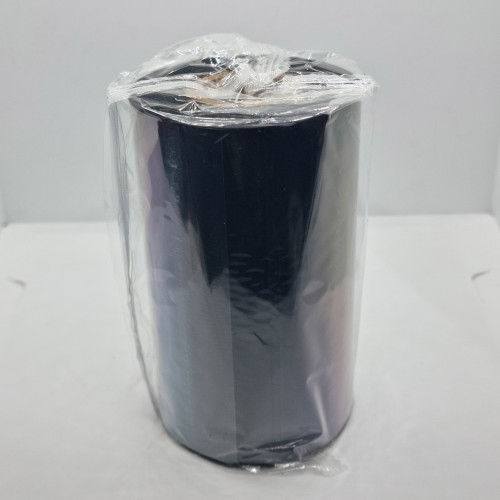Термотрансферная лента Риббон для этикеток 110 мм * 300 м,WAX OUT RESIN INK, втулка 1 дюйм (25,4 мм), цвет черный, с повышенной абразивной устойчивостью
